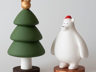 シロクマとクリスマスツリー